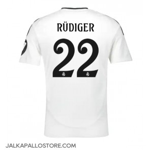 Real Madrid Antonio Rudiger #22 Kotipaita 2024-25 Lyhythihainen